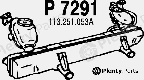 Fenno P7291 — Rear Muffler
