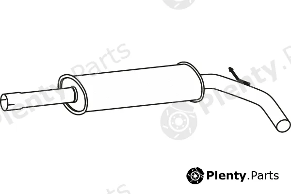 Fenno P72206 — Centre Muffler