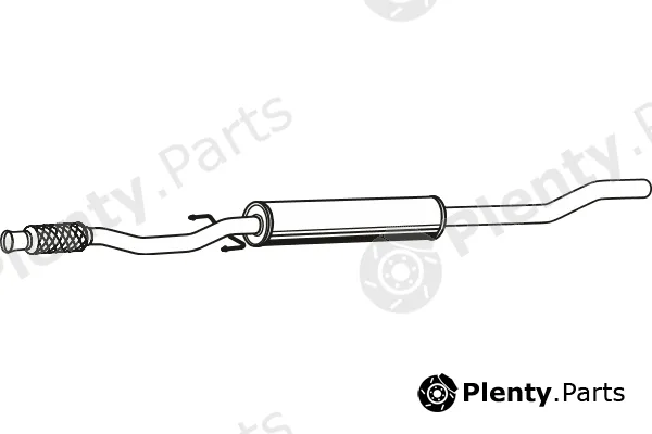 Fenno P30607 — Centre Muffler