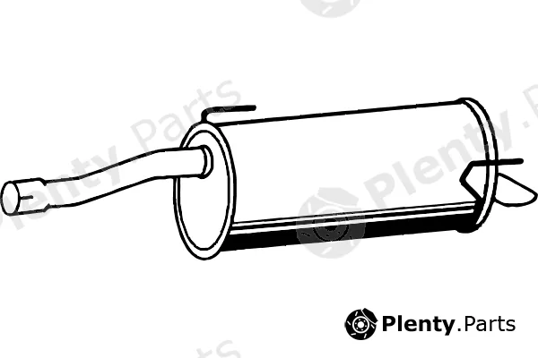 Fenno P4346 — Rear Muffler