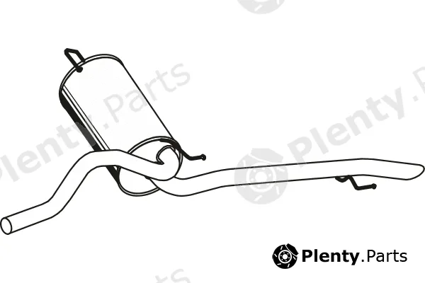 Fenno P2279 — Rear Muffler