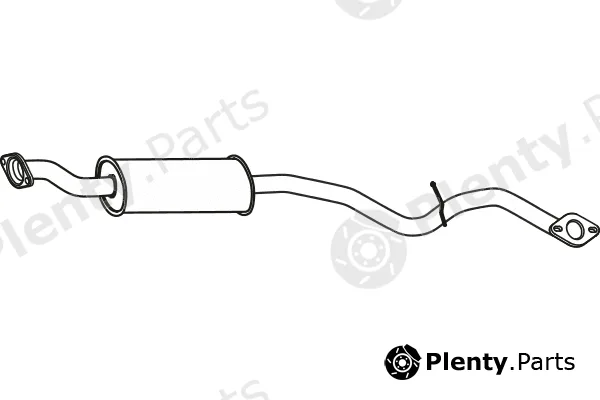 Fenno P60014 — Centre Muffler
