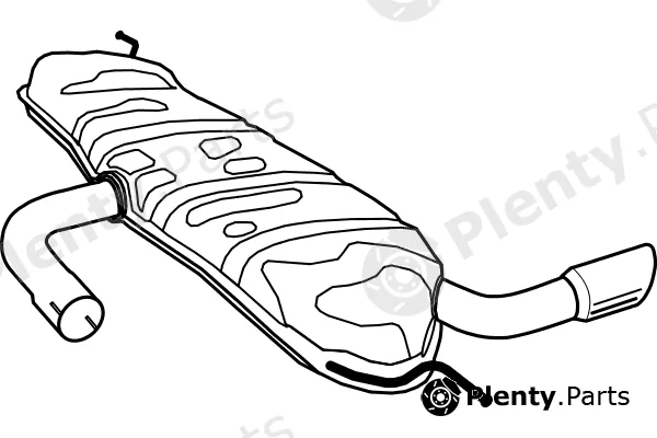 Fenno P72010 — Rear Muffler