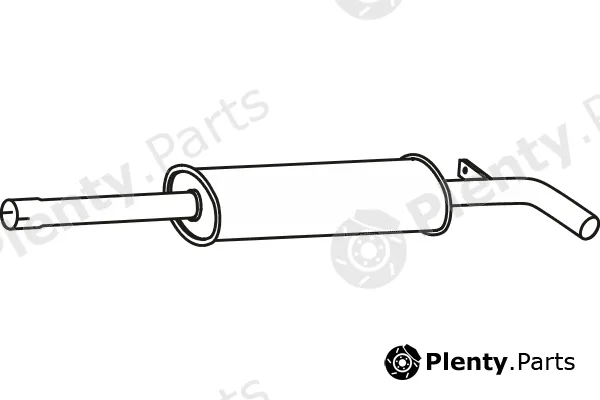 Fenno P49009 — Centre Muffler