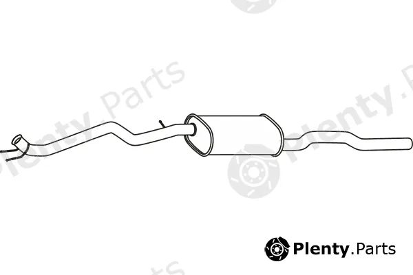 Fenno P72007 — Centre Muffler