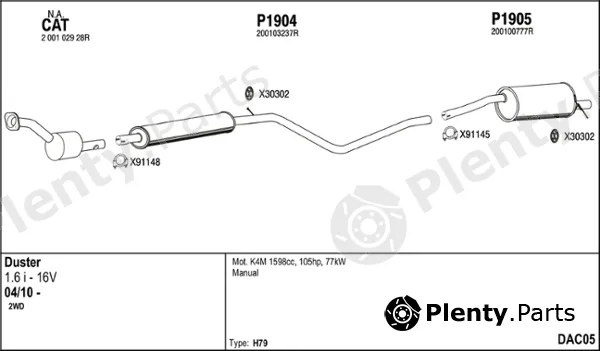 Fenno DAC05 — Exhaust System