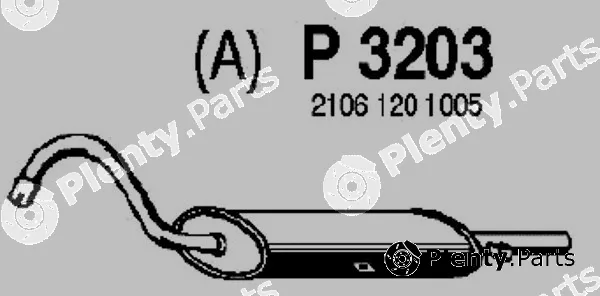 Fenno P3203 — Rear Muffler