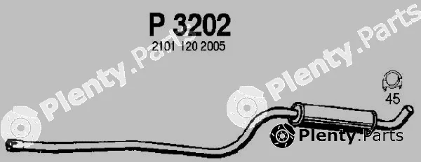 Fenno P3202 — Centre Muffler