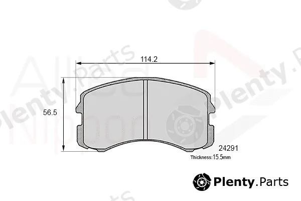 Comline ADB06061 — Brake Pad Set, disc brake ANL Braking