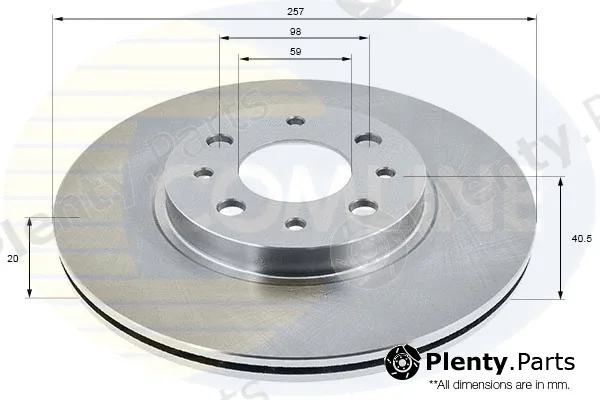 Comline ADC1803V — Brake Disc COATED