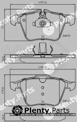 Comline ADB06063 — Brake Pad Set, disc brake ANL Braking