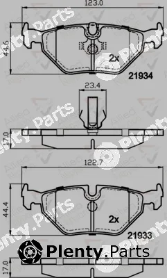 Comline ADB01024 — Brake Pad Set, disc brake ANL Braking