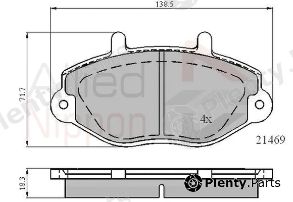 Comline ADB0924 — Brake Pad Set, disc brake ANL Braking