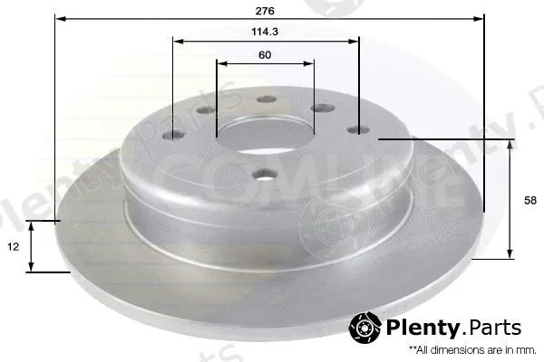 Comline ADC2800 — Brake Disc Comline