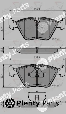 Comline ADB0798 — Brake Pad Set, disc brake ANL Braking