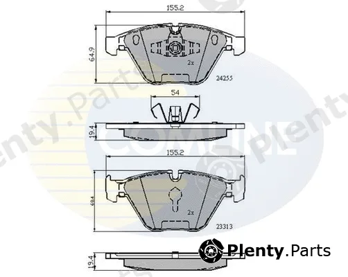Comline CBP01700 — Brake Pad Set, disc brake Comline
