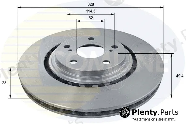 Comline ADC2515V — Brake Disc Comline