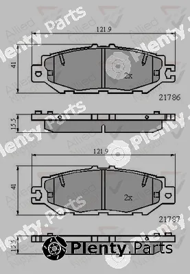Comline ADB0788 — Brake Pad Set, disc brake ANL Braking