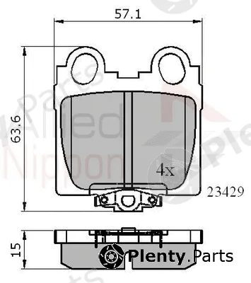 Comline ADB3836 — Brake Pad Set, disc brake ANL Braking