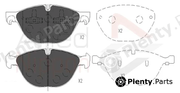 Comline ADB06021 — Brake Pad Set, disc brake ANL Braking