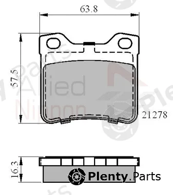Comline ADB01060 — Brake Pad Set, disc brake ANL Braking