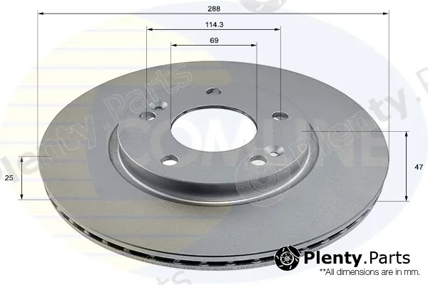 Comline ADC2964V — Brake Disc COATED
