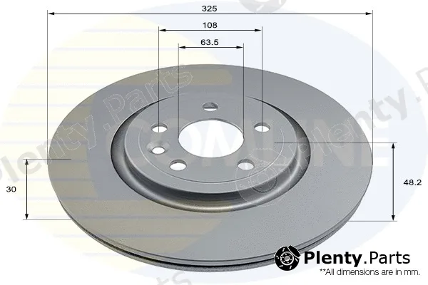 Comline ADC2930V — Brake Disc COATED