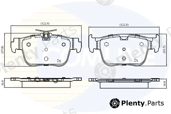 Comline CBP03069 — Brake Pad Set, disc brake Comline