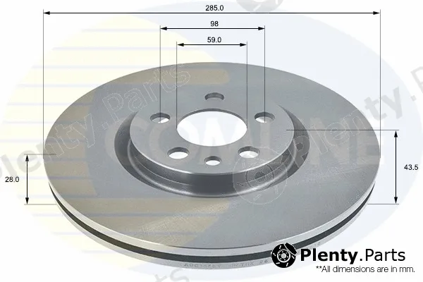 Comline ADC1546V — Brake Disc COATED