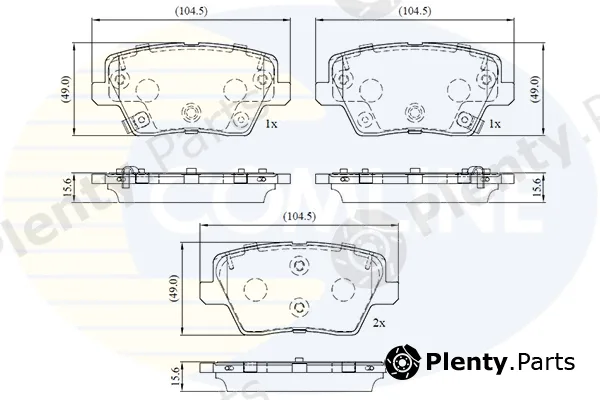 Comline CBP32772 — Brake Pad Set, disc brake Comline