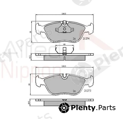Comline ADB0719 — Brake Pad Set, disc brake ANL Braking