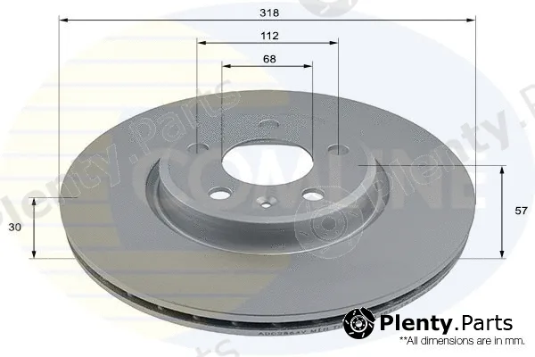 Comline ADC2864V — Brake Disc COATED
