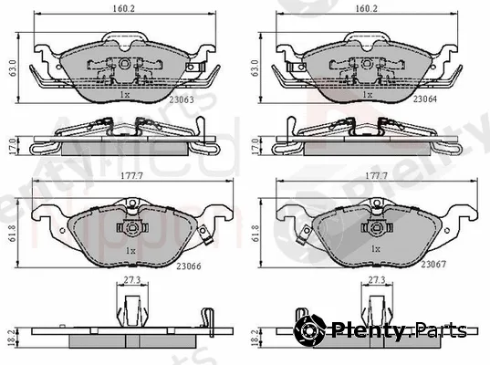 Comline ADB3584 — Brake Pad Set, disc brake ANL Braking