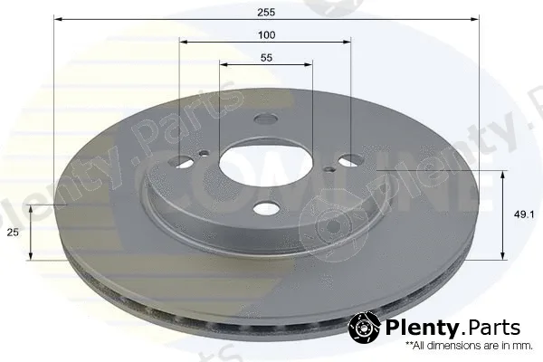 Comline ADC01107V — Brake Disc COATED