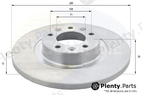 Comline ADC2724 — Brake Disc COATED
