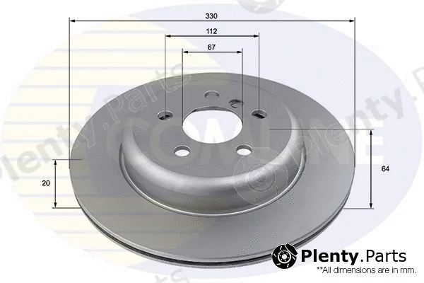 Comline ADC5033VL — Brake Disc COATED