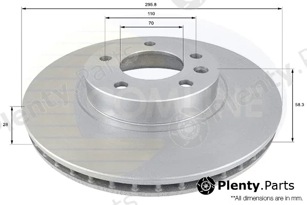 Comline ADC1118V — Brake Disc Comline