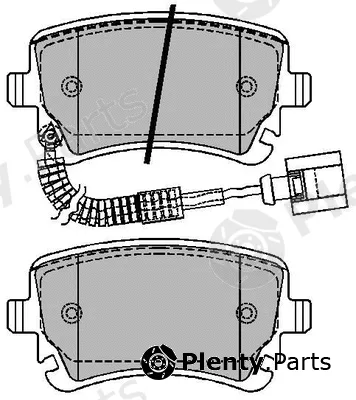 Comline ADB11754 — Brake Pad Set, disc brake ANL Braking