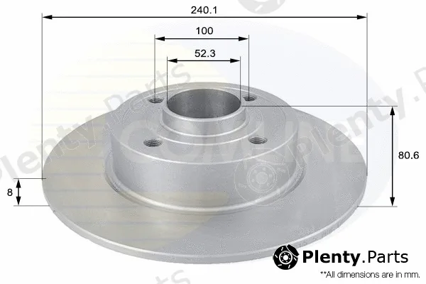 Comline ADC1555 — Brake Disc COATED