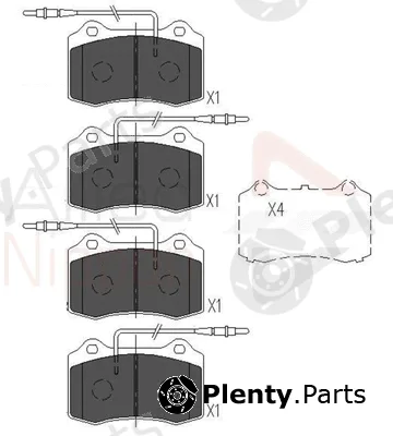 Comline ADB11227 — Brake Pad Set, disc brake ANL Braking