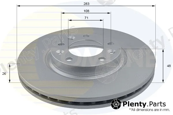 Comline ADC2710V — Brake Disc COATED