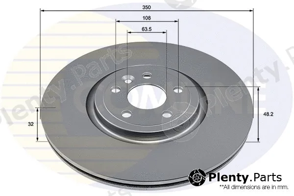 Comline ADC2931V — Brake Disc COATED