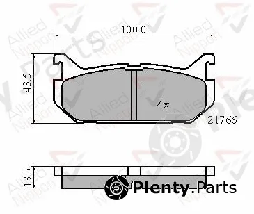 Comline ADB0327 — Brake Pad Set, disc brake ANL Braking