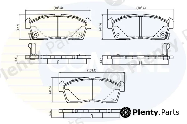 Comline CBP3793 — Brake Pad Set, disc brake Comline