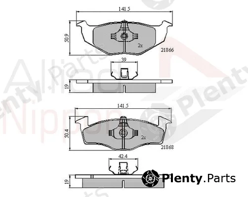 Comline ADB0706 — Brake Pad Set, disc brake ANL Braking