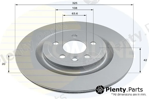 Comline ADC2933V — Brake Disc COATED