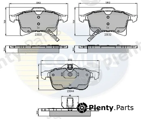 Comline CBP31307 — Brake Pad Set, disc brake Comline