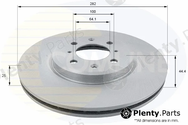 Comline ADC1339V — Brake Disc COATED