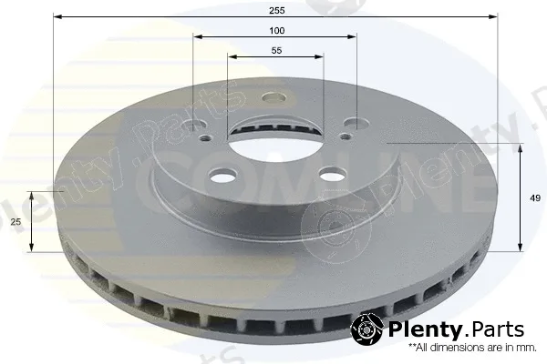 Comline ADC01148V — Brake Disc COATED