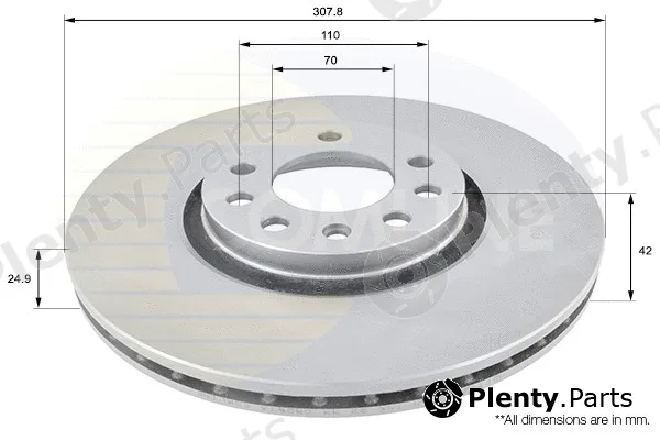 Comline ADC1124V — Brake Disc COATED